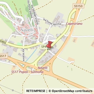 Mappa Via del Commercio, 35, 67020 Navelli, L'Aquila (Abruzzo)