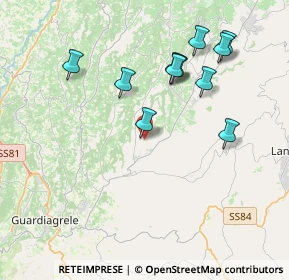 Mappa Orsogna, 66036 Orsogna CH, Italia (4.05909)