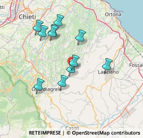 Mappa Orsogna, 66036 Orsogna CH, Italia (7.05)