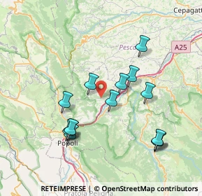 Mappa Via Calata della Fonte, 65020 Castiglione a Casauria PE, Italia (7.72214)