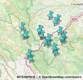 Mappa Via Calata della Fonte, 65020 Castiglione a Casauria PE, Italia (6.353)