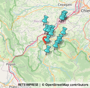 Mappa Via Valle, 65020 San Valentino in Abruzzo Citeriore PE, Italia (5.30071)