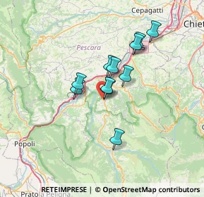 Mappa Via Valle, 65020 San Valentino in Abruzzo Citeriore PE, Italia (5.25)