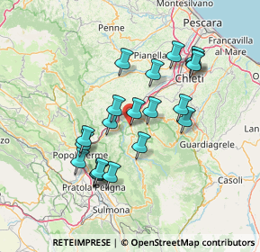 Mappa Via Valle, 65020 San Valentino in Abruzzo Citeriore PE, Italia (13.384)