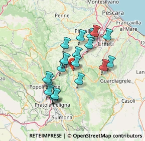 Mappa Via Valle, 65020 San Valentino in Abruzzo Citeriore PE, Italia (11.8575)