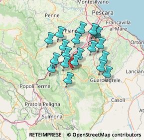 Mappa Via N. Bixio, 65020 Lettomanoppello PE, Italia (10.884)