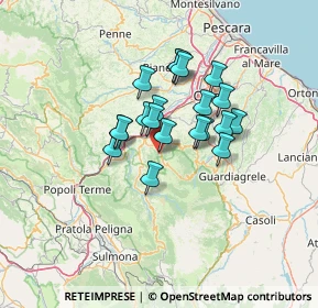 Mappa Via N. Bixio, 65020 Lettomanoppello PE, Italia (10.123)