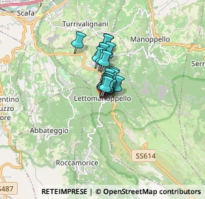 Mappa Via N. Bixio, 65020 Lettomanoppello PE, Italia (0.7165)