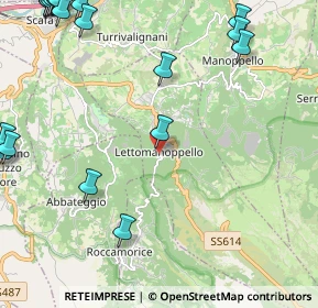 Mappa Via Torrione I, 65020 Lettomanoppello PE, Italia (3.6185)