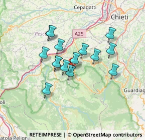 Mappa Via N. Bixio, 65020 Lettomanoppello PE, Italia (5.84)