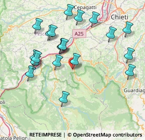 Mappa Via N. Bixio, 65020 Lettomanoppello PE, Italia (8.6585)