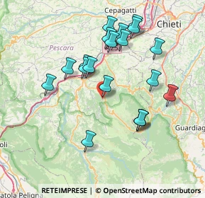 Mappa Via N. Bixio, 65020 Lettomanoppello PE, Italia (7.6505)