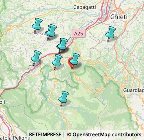 Mappa Via Torrione I, 65020 Lettomanoppello PE, Italia (6.73273)