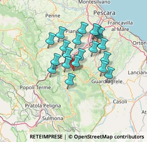 Mappa Via Maiella, 65020 Lettomanoppello PE, Italia (10.8715)