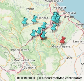 Mappa Via Maiella, 65020 Lettomanoppello PE, Italia (12.53059)