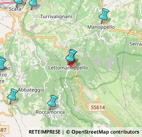 Mappa Via Maiella, 65020 Lettomanoppello PE, Italia (3.35)