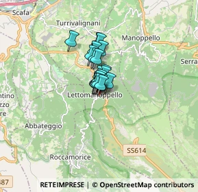 Mappa Via Maiella, 65020 Lettomanoppello PE, Italia (0.7505)