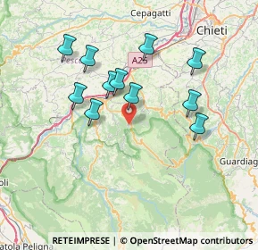 Mappa Via Maiella, 65020 Lettomanoppello PE, Italia (6.98909)