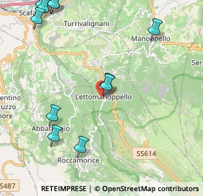 Mappa Via Giuseppe Garibaldi, 65020 Lettomanoppello PE, Italia (2.83364)