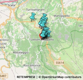 Mappa Via Giuseppe Garibaldi, 65020 Lettomanoppello PE, Italia (0.727)