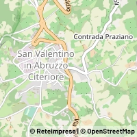 Mapa San Valentino in Abruzzo Citeriore
