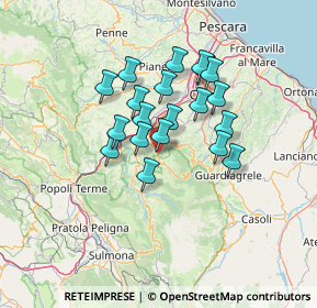 Mappa Contrada Valle Ruscello, 65020 Lettomanoppello PE, Italia (10.961)