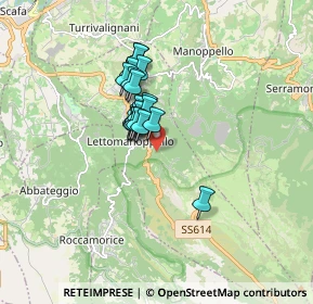 Mappa Contrada Valle Ruscello, 65020 Lettomanoppello PE, Italia (1.149)