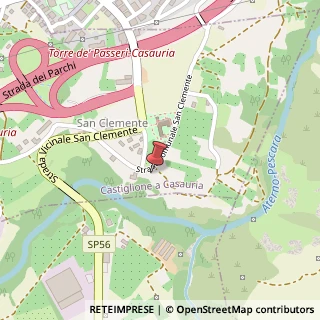 Mappa Contrada San Clemente, 23, 65020 Castiglione a Casauria, Pescara (Abruzzo)