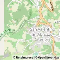 Kaart San Valentino in Abruzzo Citeriore