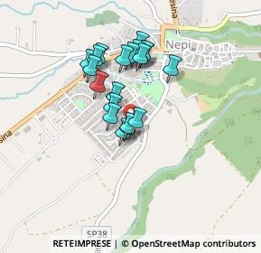 Mappa Via A. Adolini, 01036 Nepi VT, Italia (0.3535)