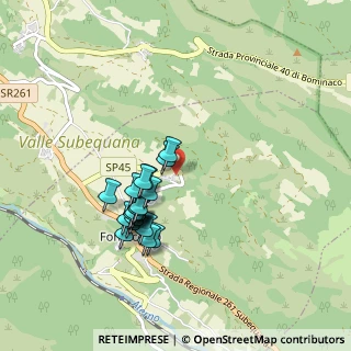 Mappa Via della Cesa, 67020 Fontecchio AQ, Italia (0.82381)