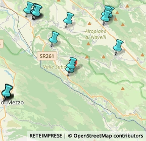 Mappa Via della Cesa, 67020 Fontecchio AQ, Italia (6.4115)