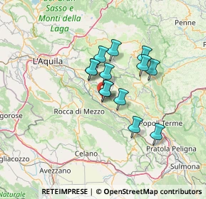 Mappa Via Costarella, 67020 Fontecchio AQ, Italia (10.11385)