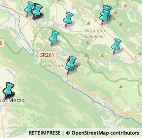 Mappa Via Costarella, 67020 Fontecchio AQ, Italia (6.34)