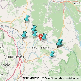 Mappa Via roma est, 02030 Castelnuovo di Farfa RI, Italia (6.64167)