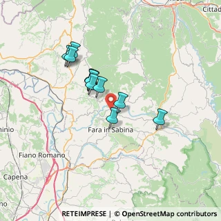 Mappa Via roma est, 02030 Castelnuovo di Farfa RI, Italia (5.89182)