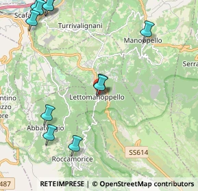 Mappa Via Circonvallazione, 65020 Lettomanoppello PE, Italia (2.86909)