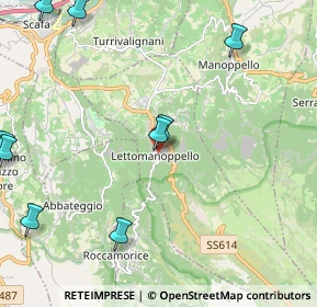 Mappa Via Circonvallazione, 65020 Lettomanoppello PE, Italia (3.3)