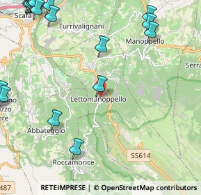 Mappa Via Circonvallazione, 65020 Lettomanoppello PE, Italia (3.603)