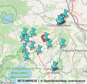 Mappa Via Ettore Lucchesi, 01036 Nepi VT, Italia (7.801)
