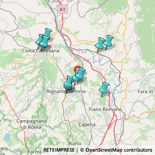 Mappa 00060 Sant'Oreste RM, Italia (6.9575)