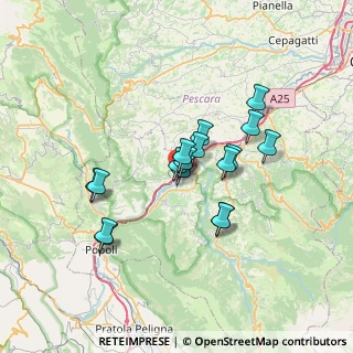 Mappa Via degli Alpini, 65029 Torre De' Passeri PE, Italia (5.83529)
