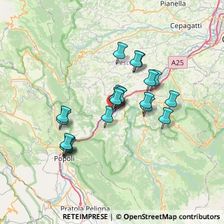 Mappa Via degli Alpini, 65029 Torre De' Passeri PE, Italia (6.458)