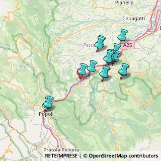 Mappa Via degli Alpini, 65029 Torre De' Passeri PE, Italia (7.22875)