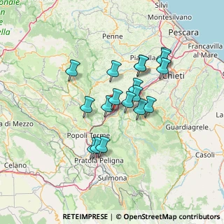 Mappa Via degli Alpini, 65029 Torre De' Passeri PE, Italia (11.82833)