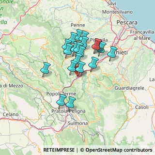 Mappa Via degli Alpini, 65029 Torre De' Passeri PE, Italia (11.455)