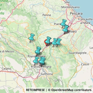 Mappa Via degli Alpini, 65029 Torre De' Passeri PE, Italia (11.94857)