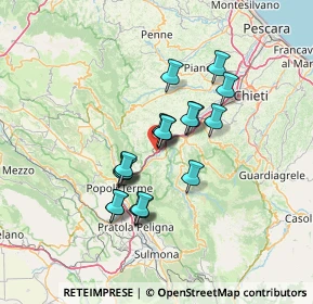 Mappa Via degli Alpini, 65029 Torre De' Passeri PE, Italia (11.20421)