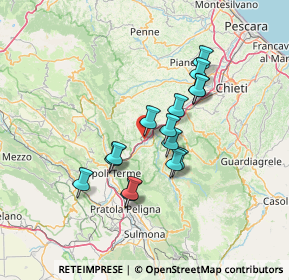 Mappa Via degli Alpini, 65029 Torre De' Passeri PE, Italia (11.78867)