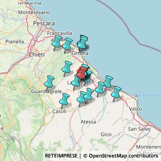 Mappa Zona artigianale, 66034 Lanciano CH, Italia (9.2595)